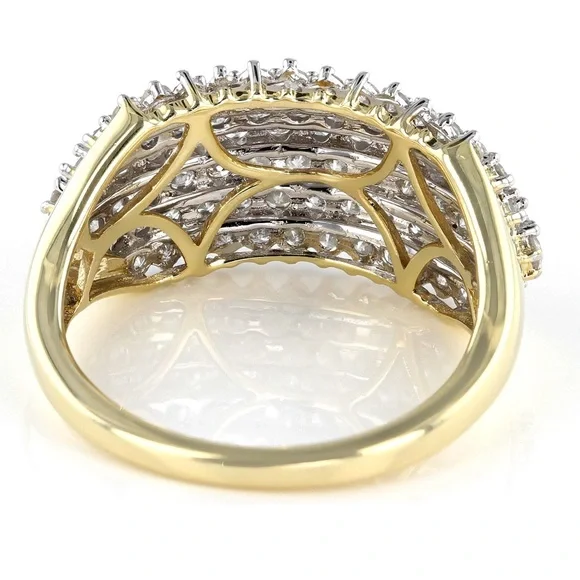 3g 10K 1 & 1/2 carat  Diamond SOLID Yellow Gold NATURAL Diamond  Ring 1.… - Picture 7 of 15